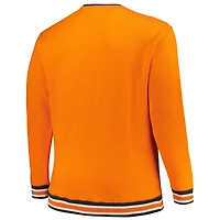 Sweat-shirt orange New Era pour hommes des Bengals de Cincinnati, grands et