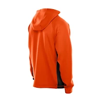 Sweat à capuche zippé intégral orange Cincinnati Bengals Combine Authentic Raglan Scuba pour homme de New Era
