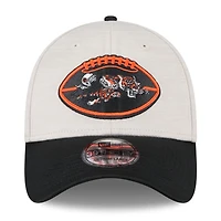 Men's New Era Stone/Black Cincinnati Bengals 2024 Sideline Historic 39THIRTY Flex Hat