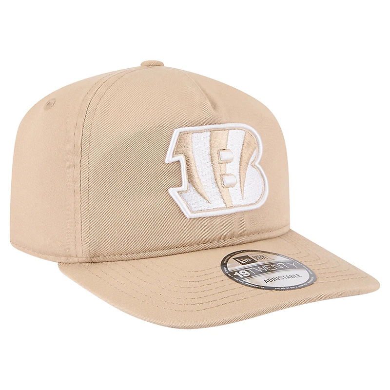 Men's New Era Tan Cincinnati Bengals 19TWENTY Adjustable Hat