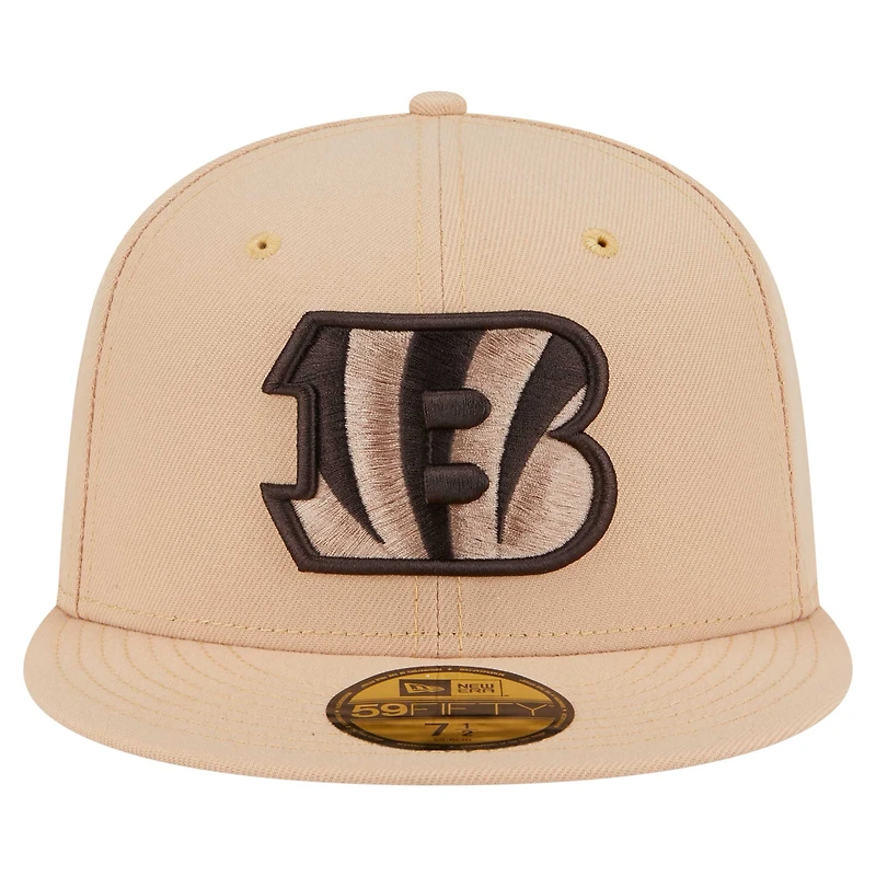 Casquette ajustée 59FIFTY Candied Pecan des Bengals de Cincinnati New Era pour homme