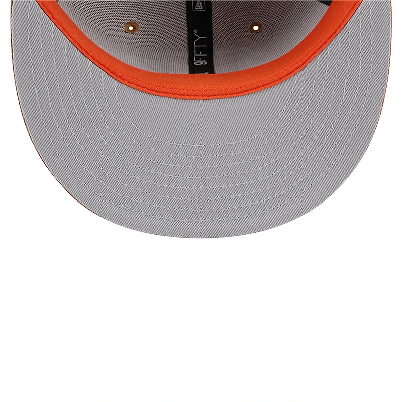 Men's New Era Tan Cincinnati Bengals Color Pack 9FIFTY Snapback Hat with Side Patch