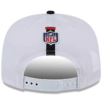 Men's New Era White/Black Cincinnati Bengals 2024 NFL Training Camp Golfer Snapback Hat