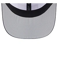 Casquette ajustable New Era 9SEVENTY blanche/noire pour homme, motif Established Patch des Bengals de Cincinnati