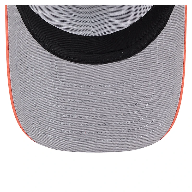 Men's New Era White/Orange Cincinnati Bengals Foodie 9FIFTY A-Frame Trucker Snapback Hat