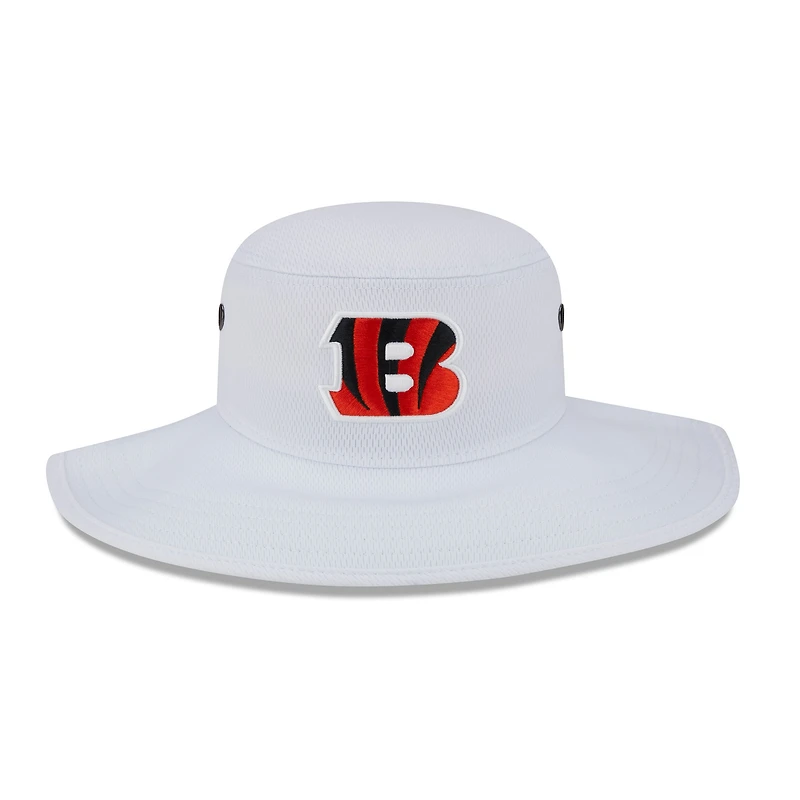 Men's New Era  White Cincinnati Bengals 2023 NFL Training Camp Panama Bucket Hat