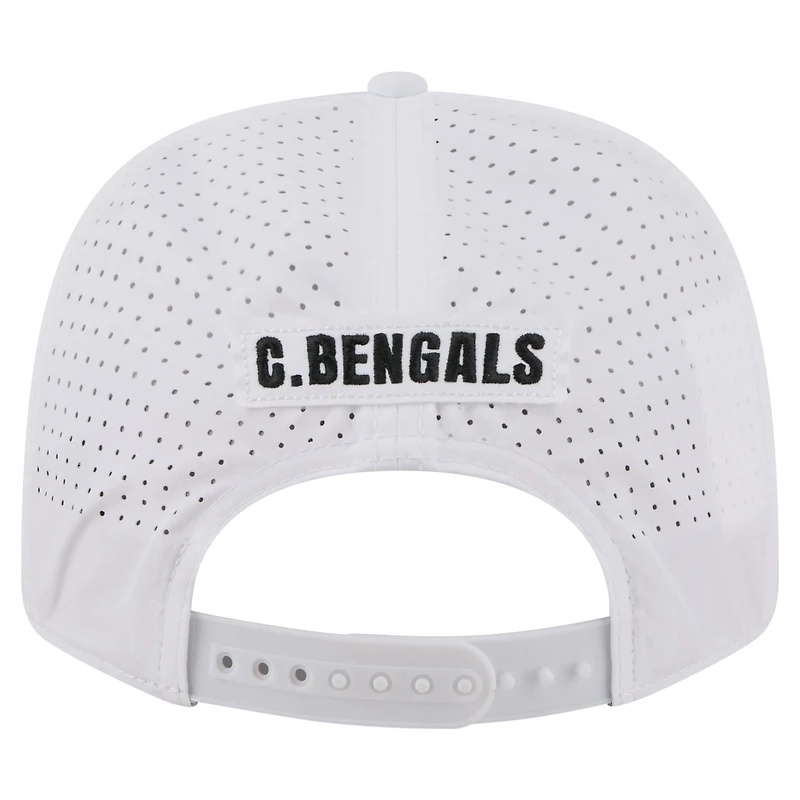 Men's New Era White Cincinnati Bengals Name Plate 9SEVENTY Adjustable Hat