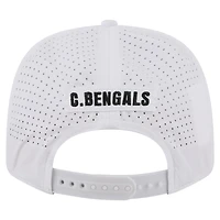 Men's New Era White Cincinnati Bengals Name Plate 9SEVENTY Adjustable Hat