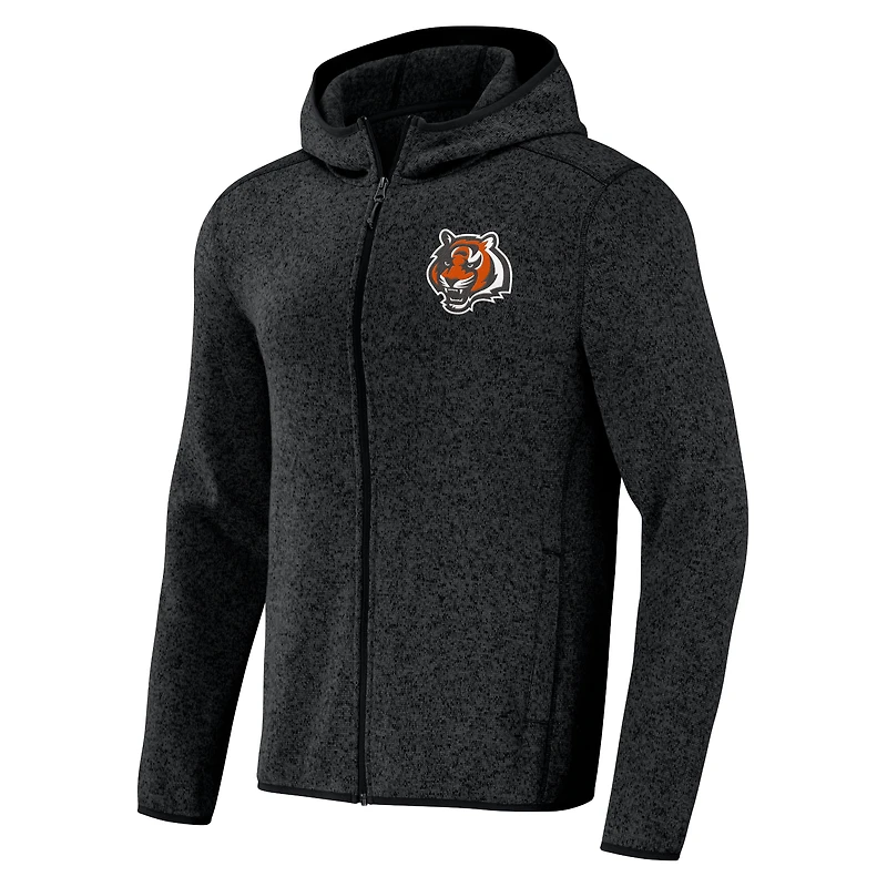 Men's NFL x Darius Rucker Collection by Fanatics Black Cincinnati Bengals Fleece Pullover Hoodie
