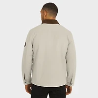 Veste en toile mi-lourde à boutons pour homme, collection NFL x Darius Rucker par Fanatics, couleur beige, des Bengals de Cincinnati