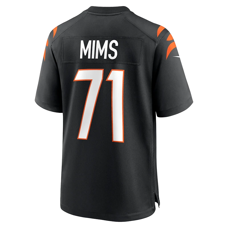 Men's Nike Amarius Mims Black Cincinnati Bengals  Player Game Jersey