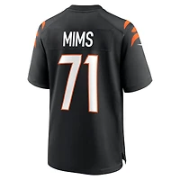 Men's Nike Amarius Mims Black Cincinnati Bengals  Player Game Jersey