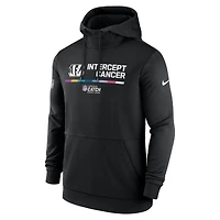 Men's Nike Black Cincinnati Bengals 2022 NFL Crucial Catch - Therma Performance Pullover Hoodie