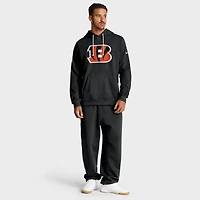 Men's Nike Black Cincinnati Bengals 2025 Sideline Standard Issue Club Dri-FIT Hoodie