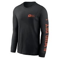 Men's Nike Black Cincinnati Bengals All Out Long Sleeve T-Shirt