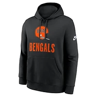 Men's Nike Black Cincinnati Bengals Best Season Rewind Club Pullover Hoodie