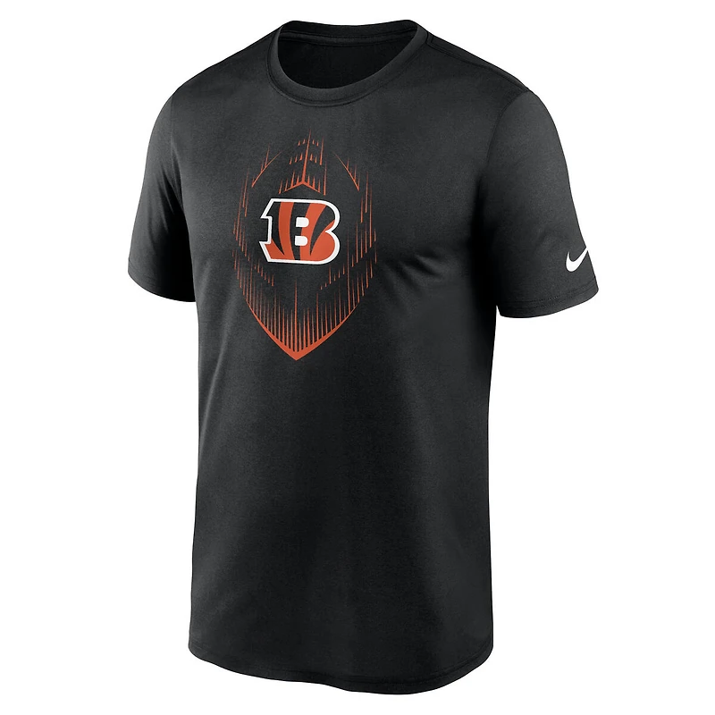 T-shirt Nike noir Cincinnati Bengals Big & Tall Blitz Legend Icon pour homme