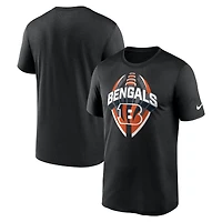 T-shirt Nike noir Cincinnati Bengals pour homme, grande taille, Primetime Legend Icon Performance
