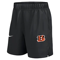 Short Nike Blitz Victory Dri-FIT noir pour homme des Bengals de Cincinnati