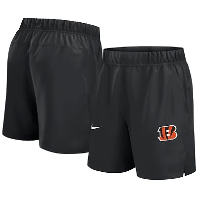 Short Nike Blitz Victory Dri-FIT noir pour homme des Bengals de Cincinnati