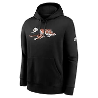 Men's Nike Black Cincinnati Bengals Club Fleece Pullover Hoodie