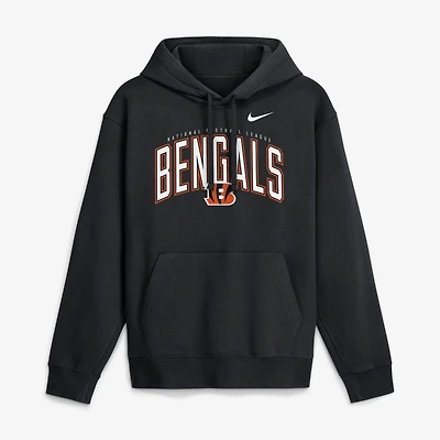 Men's Nike Black Cincinnati Bengals Expect Victory Club Fleece Pullover Hoodie