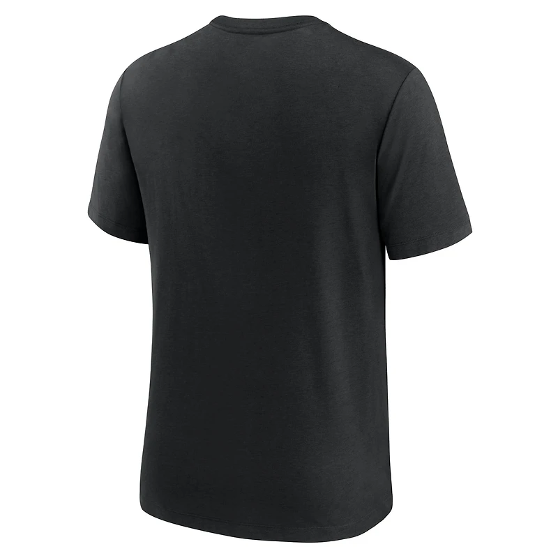 T-shirt Nike noir pour homme Cincinnati Bengals Favorable Timeline Tri-Blend