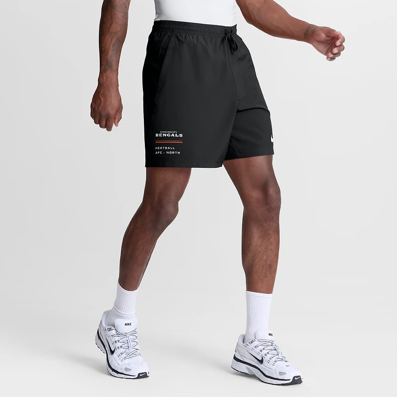 Men's Nike Black Cincinnati Bengals Form Dri-FIT Shorts