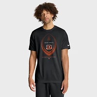 T-shirt Nike Legend Icon Dri-FIT noir pour homme, modèle Cincinnati Bengals