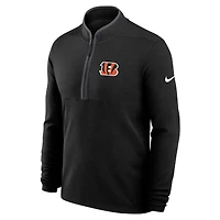 Men's Nike Black Cincinnati Bengals Lightweight Victory Dri-FIT Half-Zip Pullover