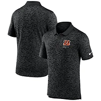 Men's Nike Black Cincinnati Bengals Pique Fashion Performance Polo