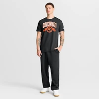T-shirt Nike noir pour homme, motif Rewind, imprimé devant et derrière, des Bengals de Cincinnati