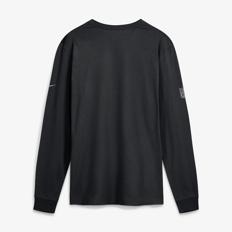 Men's Nike Black Cincinnati Bengals Sideline Bold Arch Star Dri-FIT Long Sleeve T-Shirt