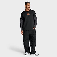 Men's Nike Black Cincinnati Bengals Sideline Coach Therma-FIT Long Sleeve T-Shirt