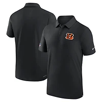 Men's Nike Black Cincinnati Bengals Sideline Coaches Performance Polo