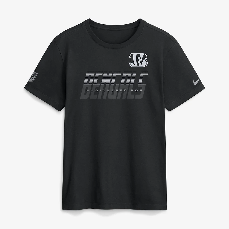 Men's Nike Black Cincinnati Bengals Sideline Dri-FIT T-Shirt