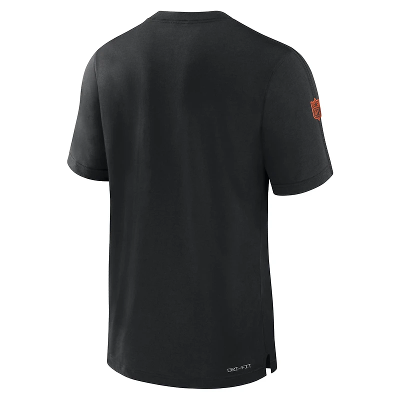 Men's Nike Black Cincinnati Bengals Sideline Player Performance T-Shirt