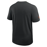 Men's Nike Black Cincinnati Bengals Sideline UV Performance Coach Shirt