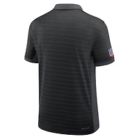 Men's Nike Black Cincinnati Bengals Sideline Victory Stripe Dri-FIT Polo