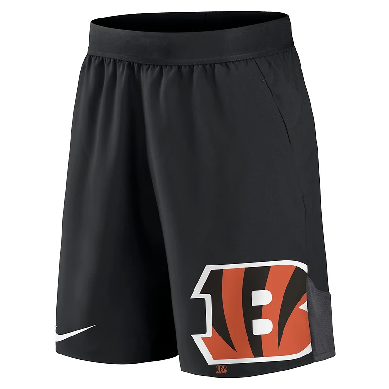 Short de sport extensible Nike Bengals Cincinnati noir pour homme