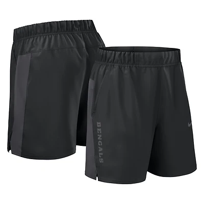 Short Nike Victory Dri-FIT tissé noir pour homme des Bengals de Cincinnati
