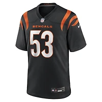 Maillot de match Nike Boye Mafe noir pour homme, équipe des Bengals Cincinnati