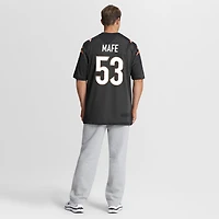 Maillot de match Nike Boye Mafe noir pour homme, équipe des Bengals Cincinnati