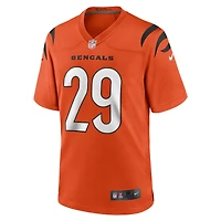 Men's Nike Cam Taylor-Britt Orange Cincinnati Bengals Alternate Game Jersey
