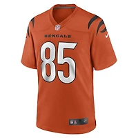 Maillot de joueur retraité Nike Chad Johnson Orange des Bengals Cincinnati pour hommes