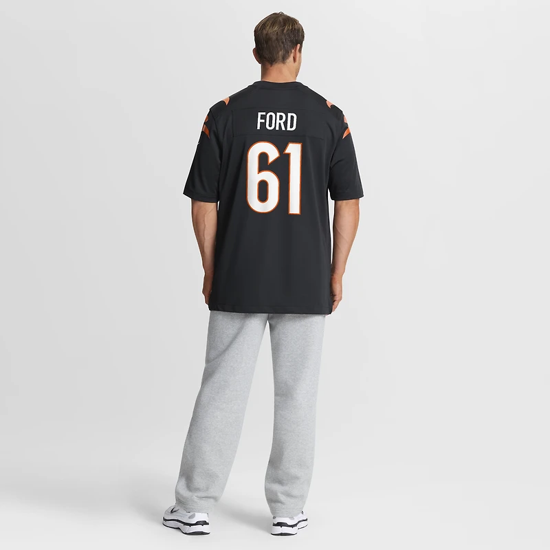 Men's Nike Cody Ford Black Cincinnati Bengals Game Jersey