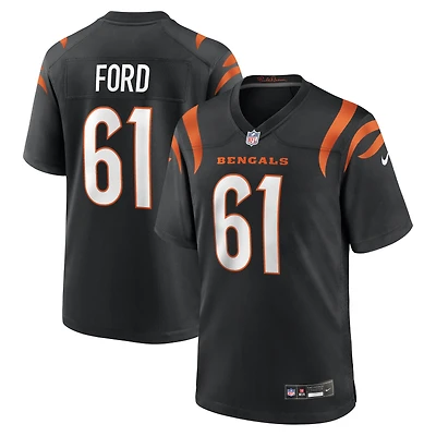 Maillot de match Nike Cody Ford des Bengals Cincinnati pour homme, noir