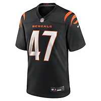 Men's Nike Craig Young  Black Cincinnati Bengals Team Game Jersey
