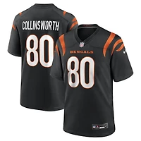 Men's Nike Cris Collinsworth  Black Cincinnati Bengals Team Retired Player Game Jersey