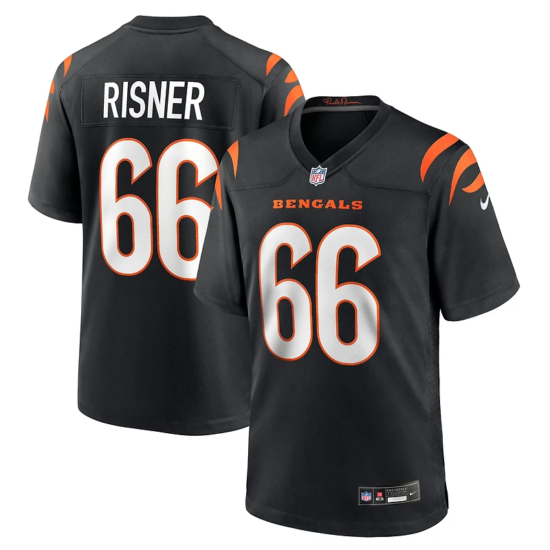 Men's Nike Dalton Risner  Black Cincinnati Bengals Team Game Jersey